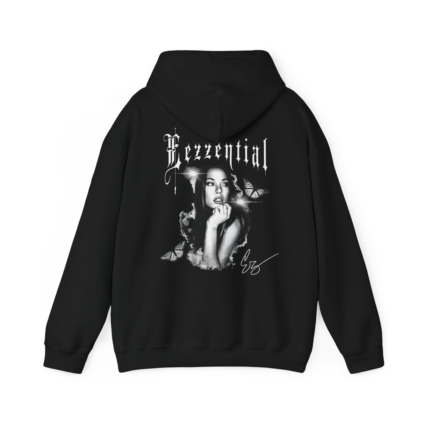 Girl & Butterfly Hoodie Unisex Heavy Blend™ Hooded Sweatshirt