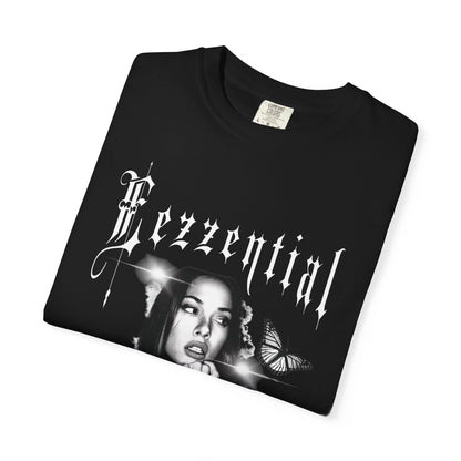 Girl & Butterfly Unisex Garment-Dyed T-shirt